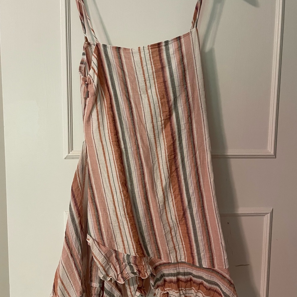 Princess Polly Striped Mini Dress - Pink and White